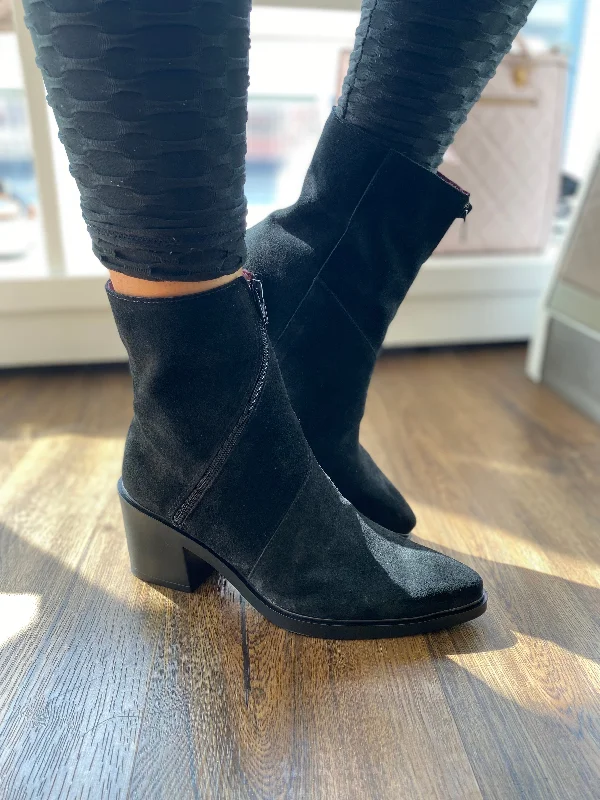 Jose Saenz Suede Zip Ankle Boot