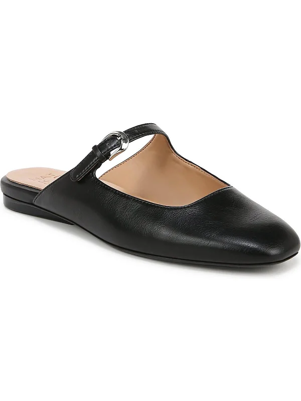 Apple Womens Faux Leather Buckle Mary Janes