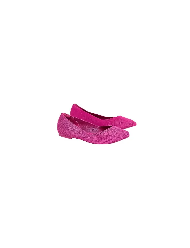 Women's Kerri Ballet Flat In Hot Pink