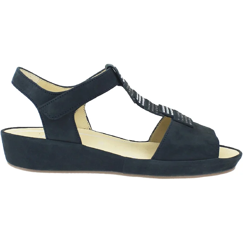 Women's Ara Shoes Chrissy Blau Navy Nubuck