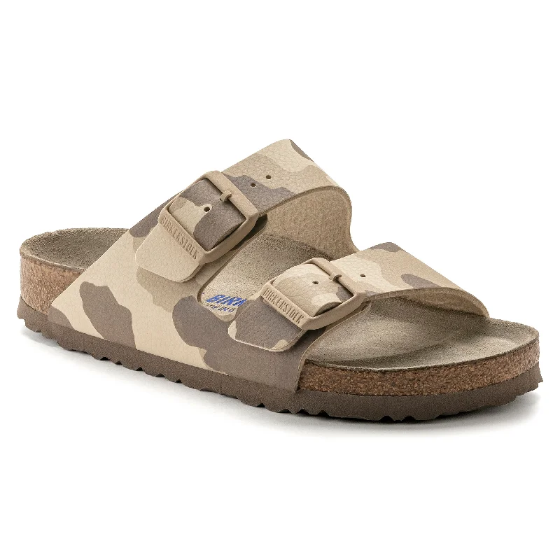 Birkenstock Arizona Soft Footbed desert soil camo gray/taupe Birko-Flor