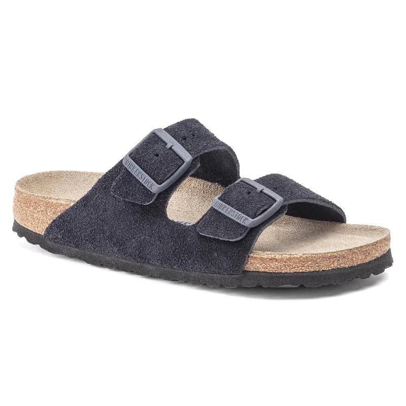 Birkenstock Arizona Soft Footbed midnight suede