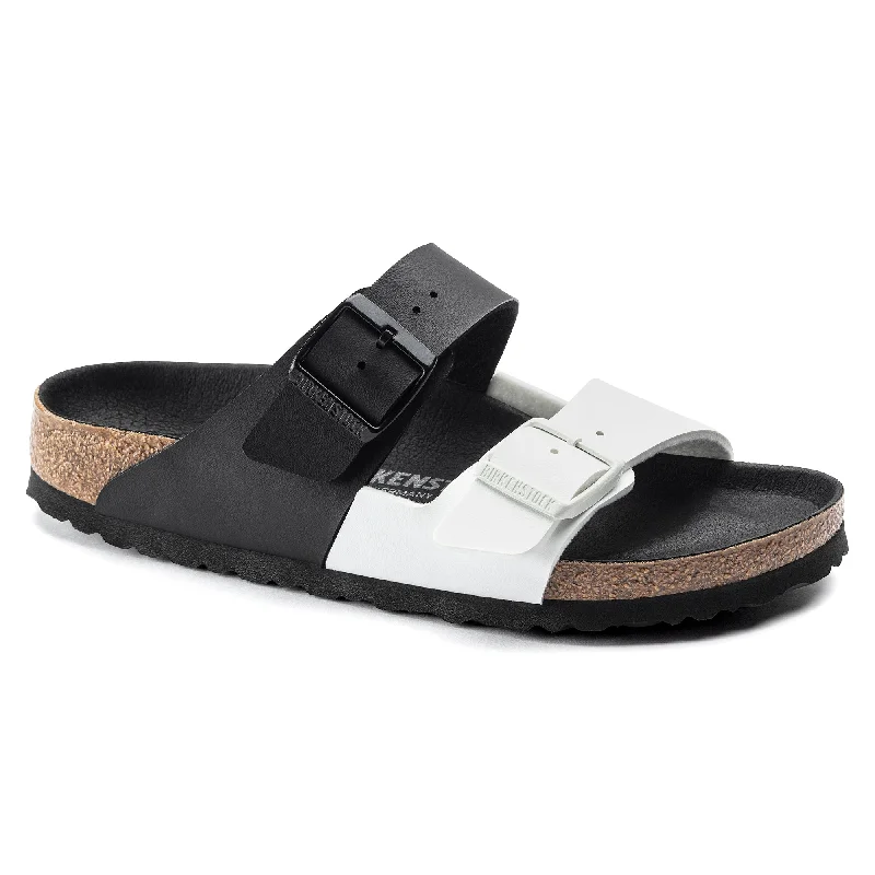 Birkenstock Arizona Split black/white Birko-Flor