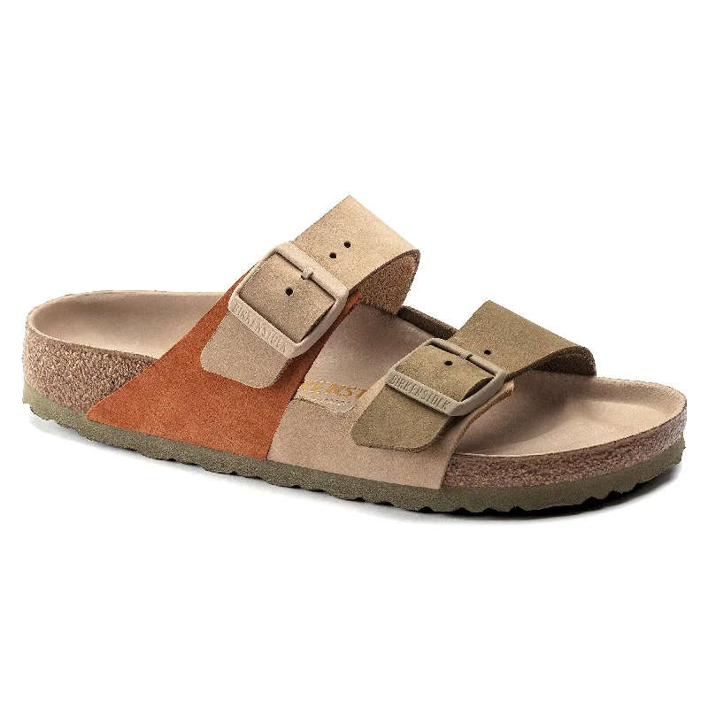 Birkenstock Arizona Split Hex sandcastle/faded khaki nubuck