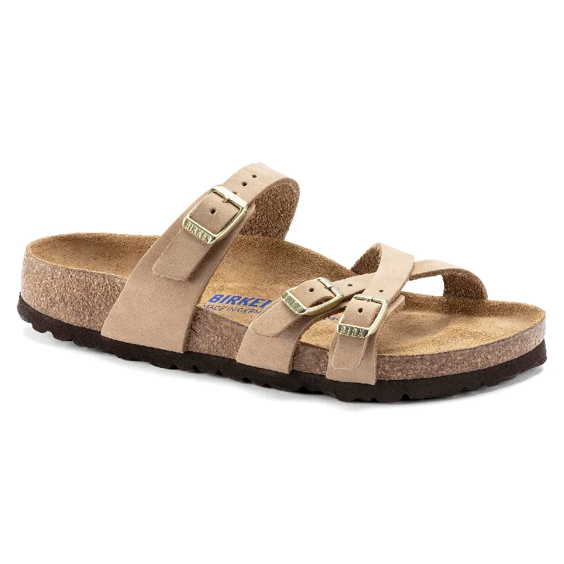 Birkenstock Franca Soft Footbed sandcastle nubuck