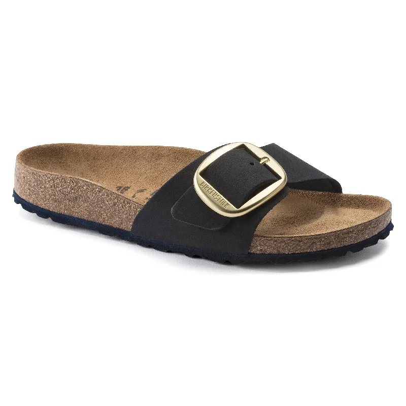 Birkenstock Madrid Big Buckle midnight nubuck