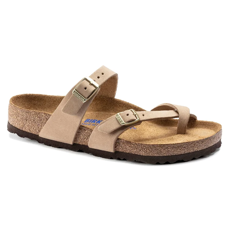 Birkenstock Mayari Soft Footbed sandcastle nubuck