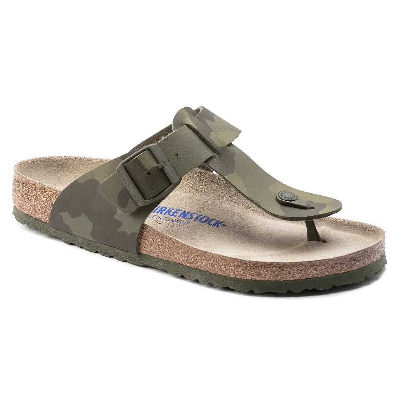 Birkenstock Medina Soft Footbed desert soil camo green Birko-Flor