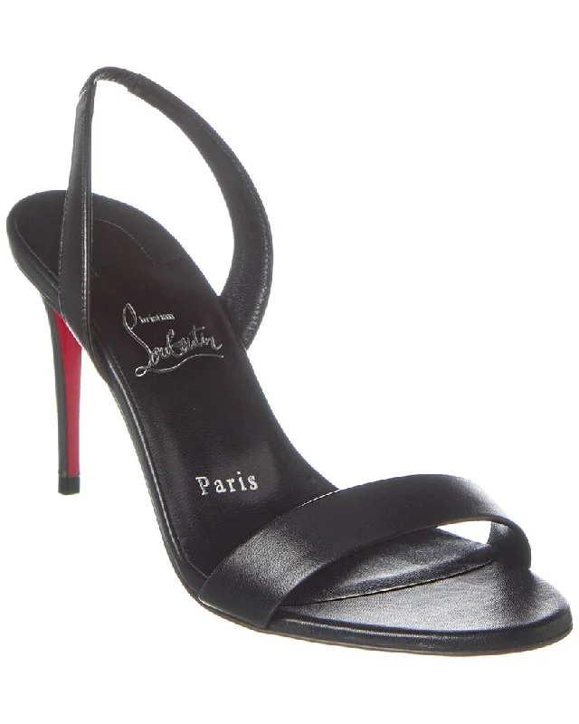 Christian Louboutin O Marylin 85 Leather Slingback Sandal