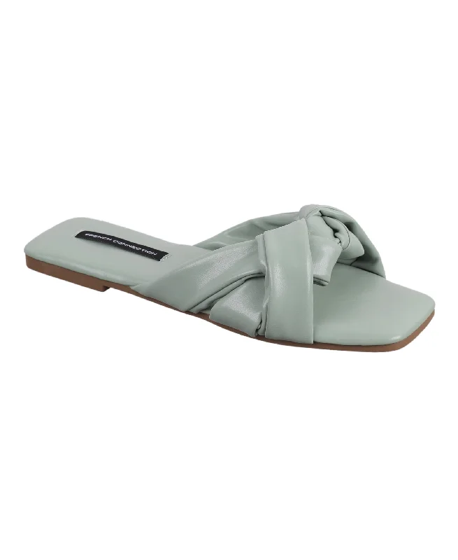 French Connection Women's Driver Knotted Sandal