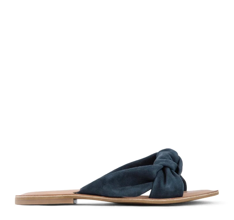 Jeffrey Campbell Zocalo Slide Women's Sandal in Navy Suede