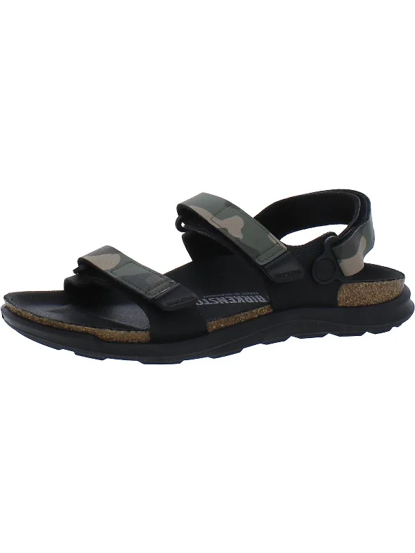 Kalahari Womens Faux Leather Strappy Sport Sandals