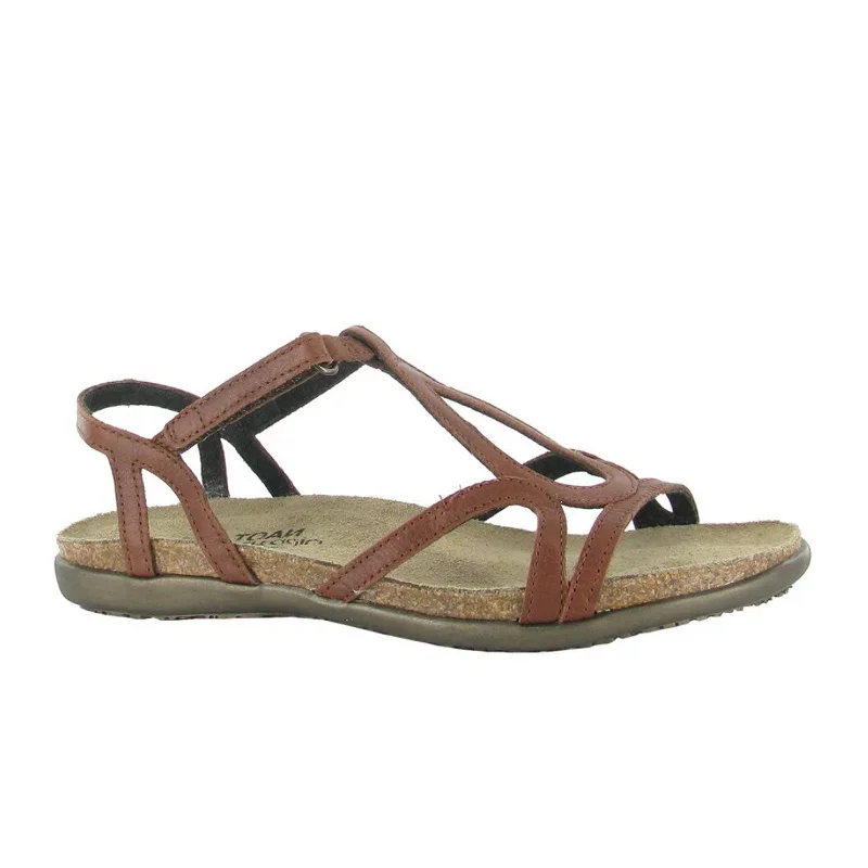 Naot Dorith Backstrap Sandal (Women) - Soft Chestnut Leather