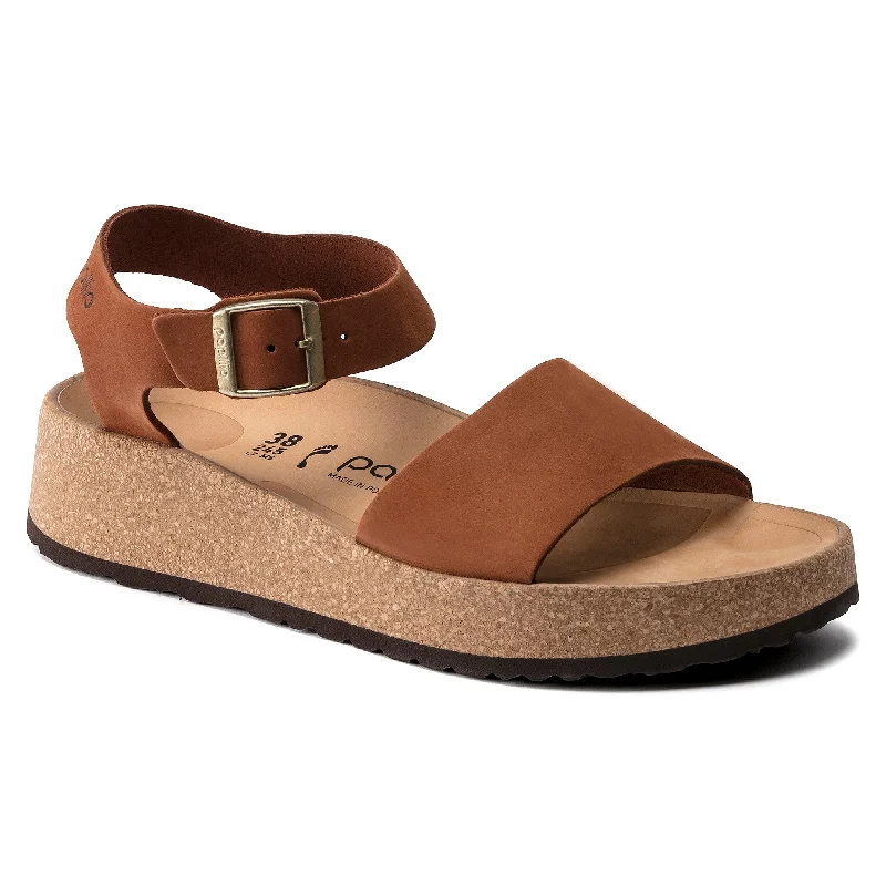 Papillio Glenda pecan nubuck by Birkenstock