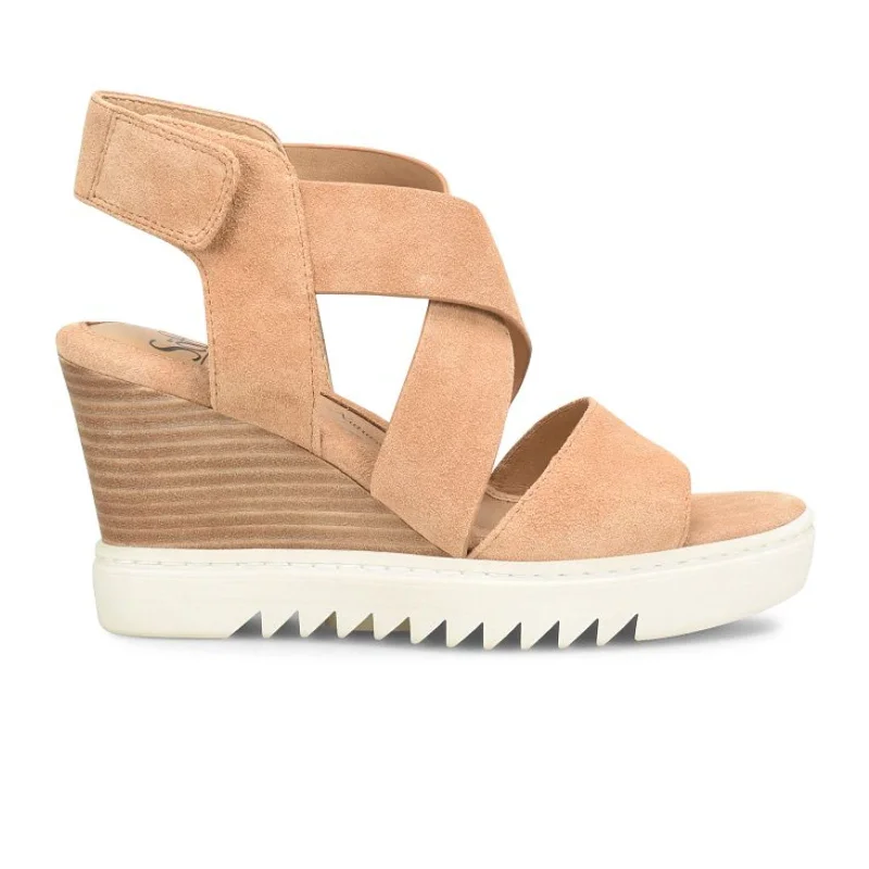 Sofft Uxley Wedge Sandal (Women) - Desert