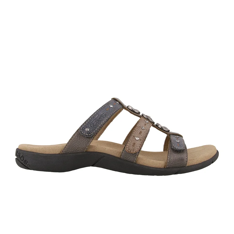 Taos Festive Slide Sandal (Women) - Grey Multi