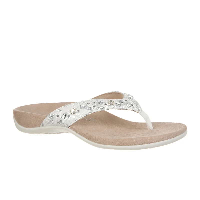 Vionic Lucia Sandal (Women) - White Leopard Snake Syn