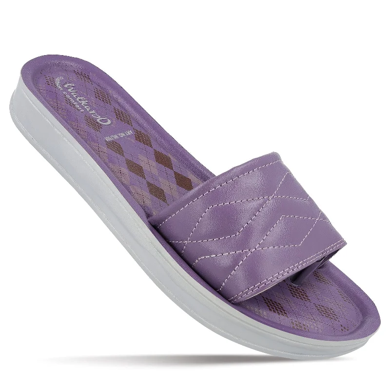 Women's Slide Sandals - WL7508 Purple