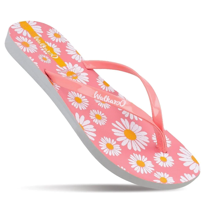 Walkaroo Womens Sandal  - WL7124 Peach