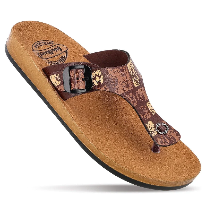 Women's Daily Wear Sandals - WE2349 Brown