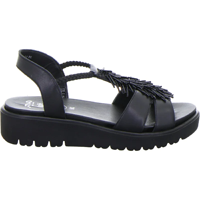 Women's Ara Bristol Black Leather