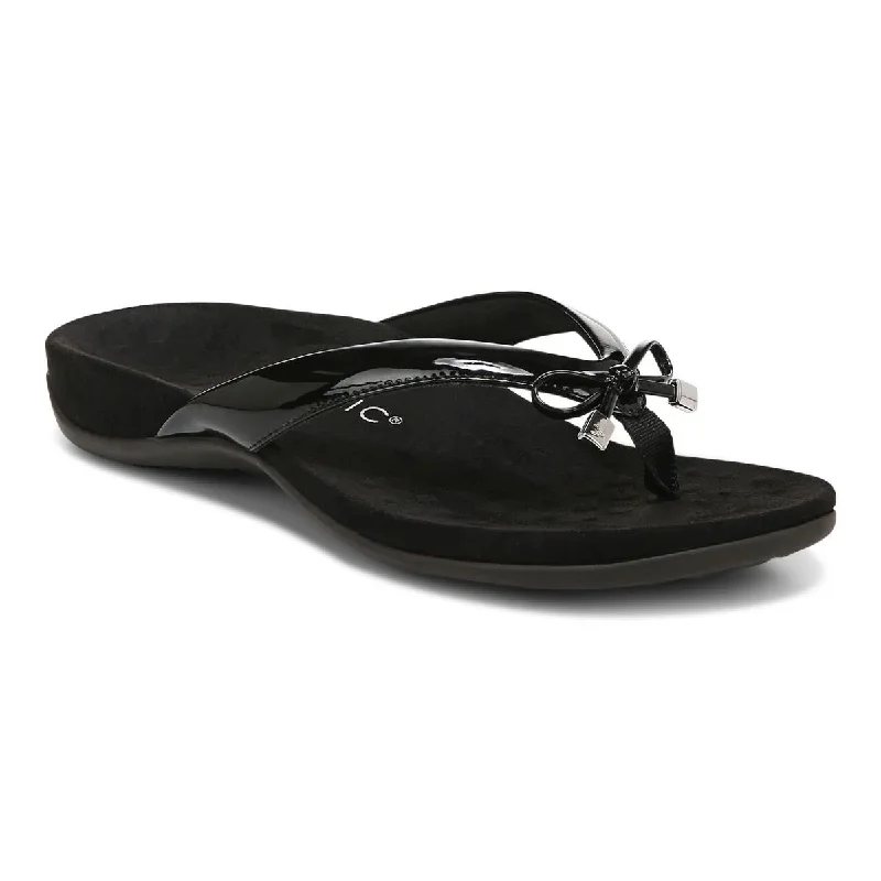 Women's Bella Patent Toe Post Sandal