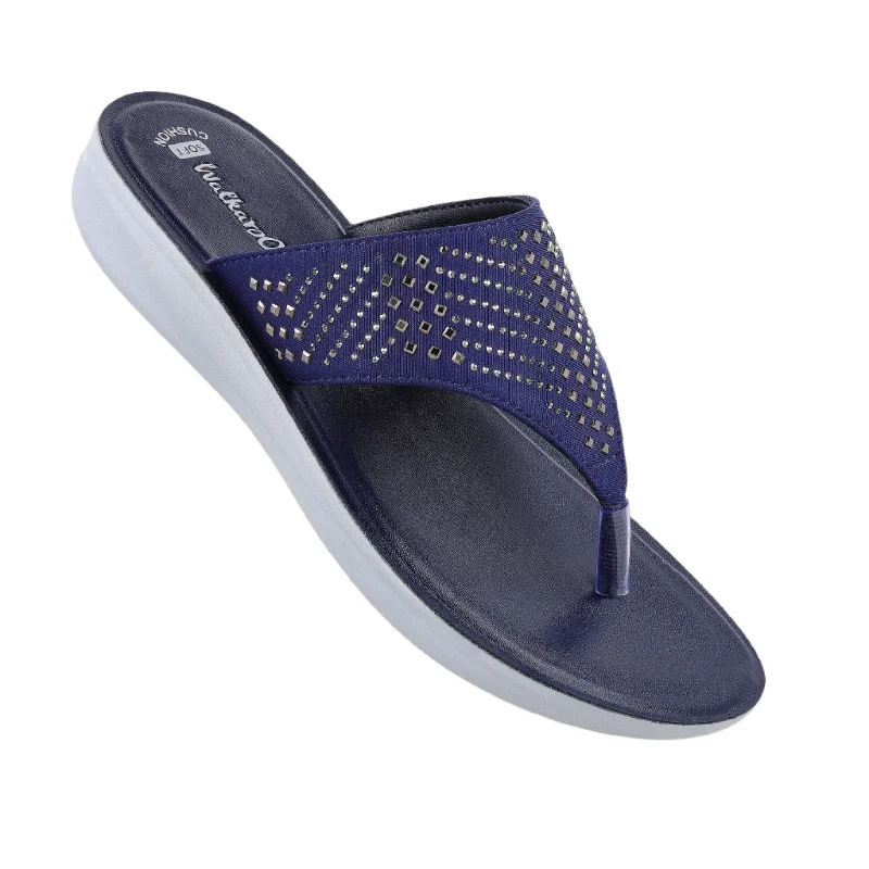 Women's Daily Wear Sandals  - WL7195 Navy Blue