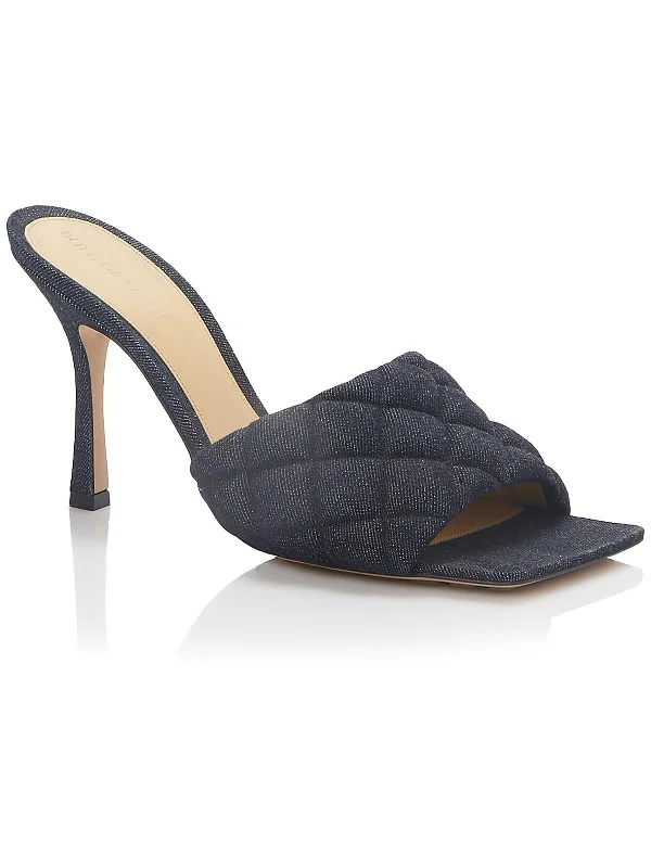 Womens Denim Siletto Heels