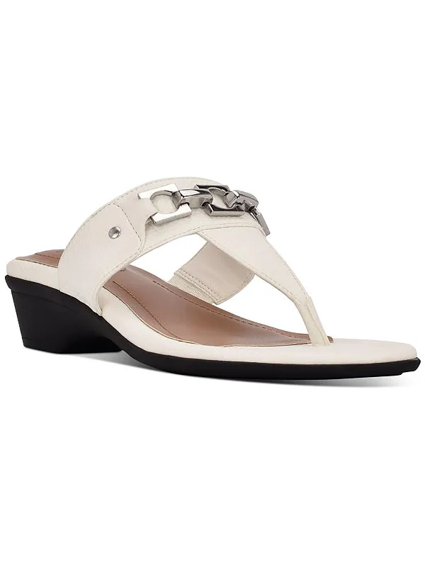 Womens Dressy Slip On Wedge Sandals