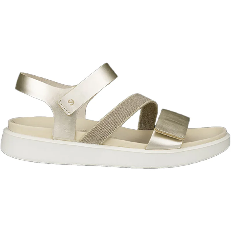 Women's Ecco Flowt Pure White Gold