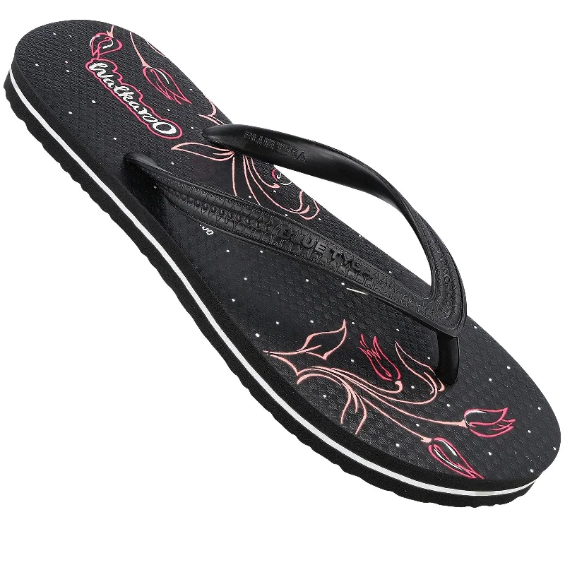 Women's Hawai Slippers - HL261 Pink Black