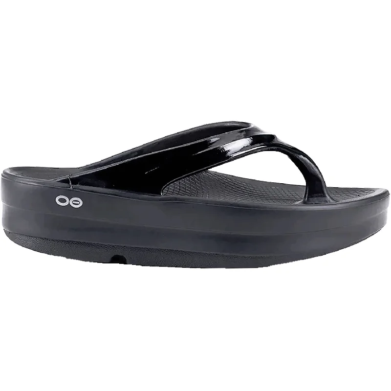 Women's OOFOS OOmega OOlala Black Synthetic