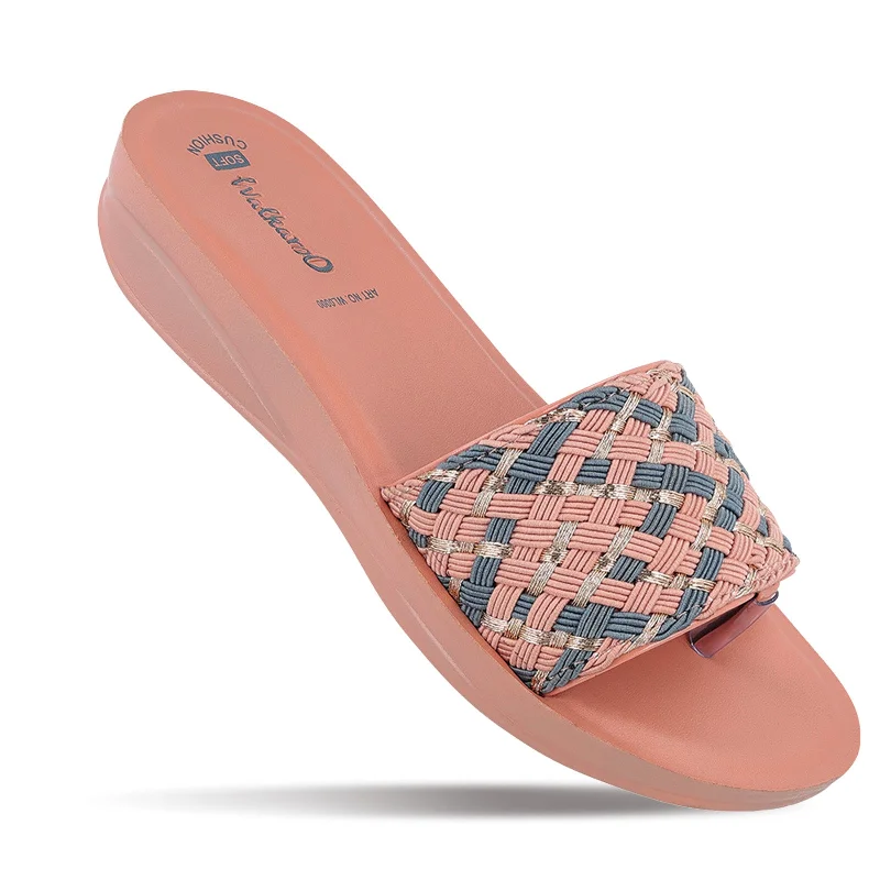 Women's Slide Sandals  - WL7583 Peach