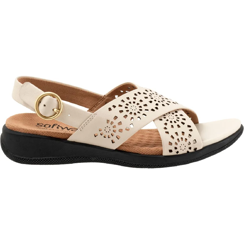 Women's Soft Walk Tillman Sling Perf Bone Leather