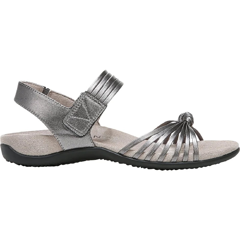 Women's Vionic Talulah Metallic Pewter Leather