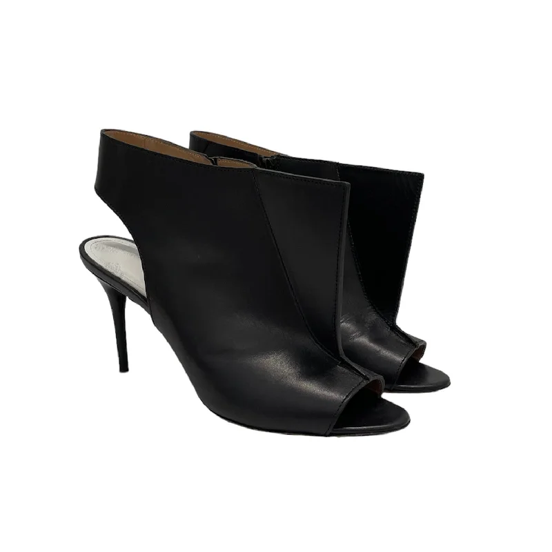 Maison Margiela/Heels/EU 37.5/Leather/BLK/