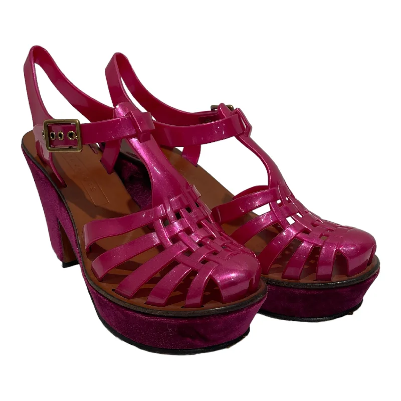 MARC JACOBS/Heels/EU 38.5/Velour/PPL/