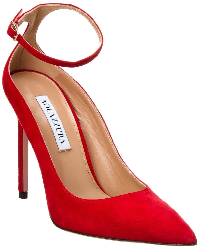 Aquazzura Love Affair 105 Suede Pump