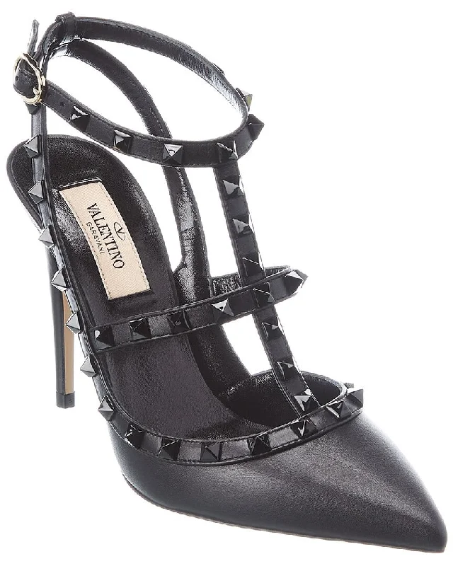 Valentino Rockstud Caged 100 Leather Pump