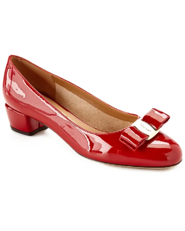 Ferragamo Vara Patent Pump