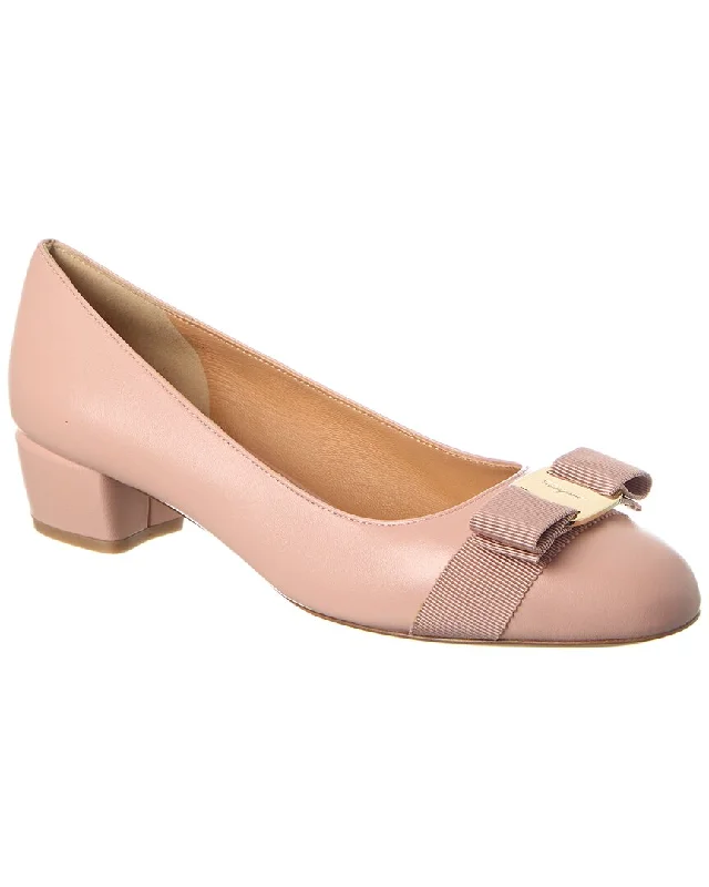 Ferragamo Vara Bow Leather Pump