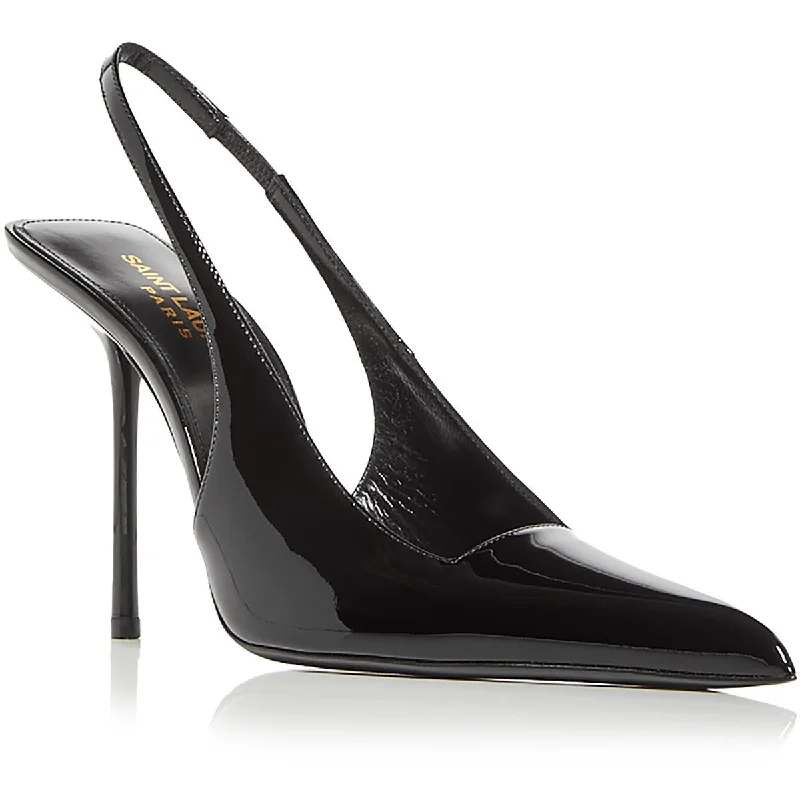 PALOMA Womens Patent Leather Pointed toe Pumps