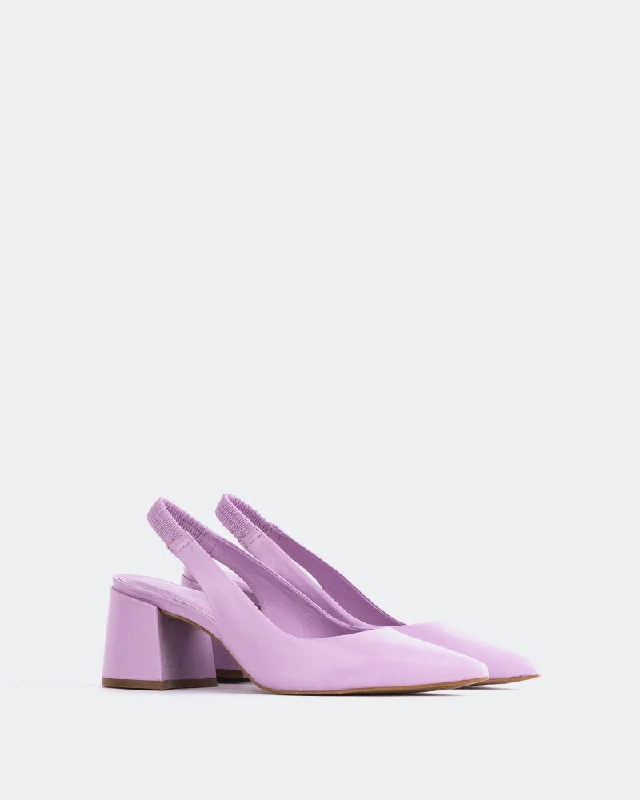 Dalida Lilac Leather