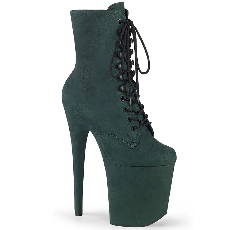 Emerald Green Faux Suede