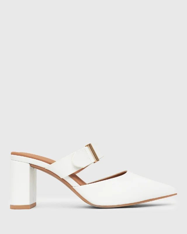 FREDDIE Vegan Point Toe Mules