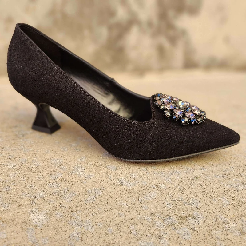 Pedro Anton - 1804 Black Suede Pump