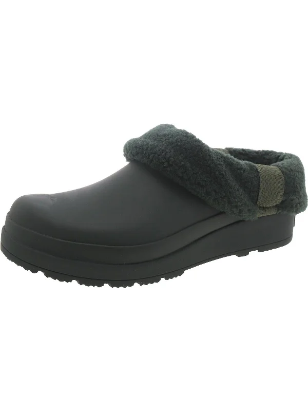 Play Sherpa Womens Rubber Slip On Clogs